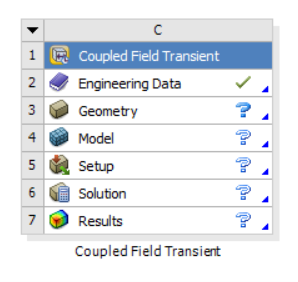 Coupled Field Transient系统